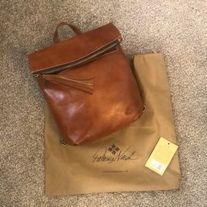 Patricia Nash Convertible Crossbody Backpack Tan